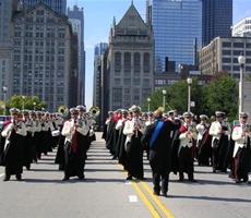 Ottobre 2006 - Sfilata per le strade di Chicago