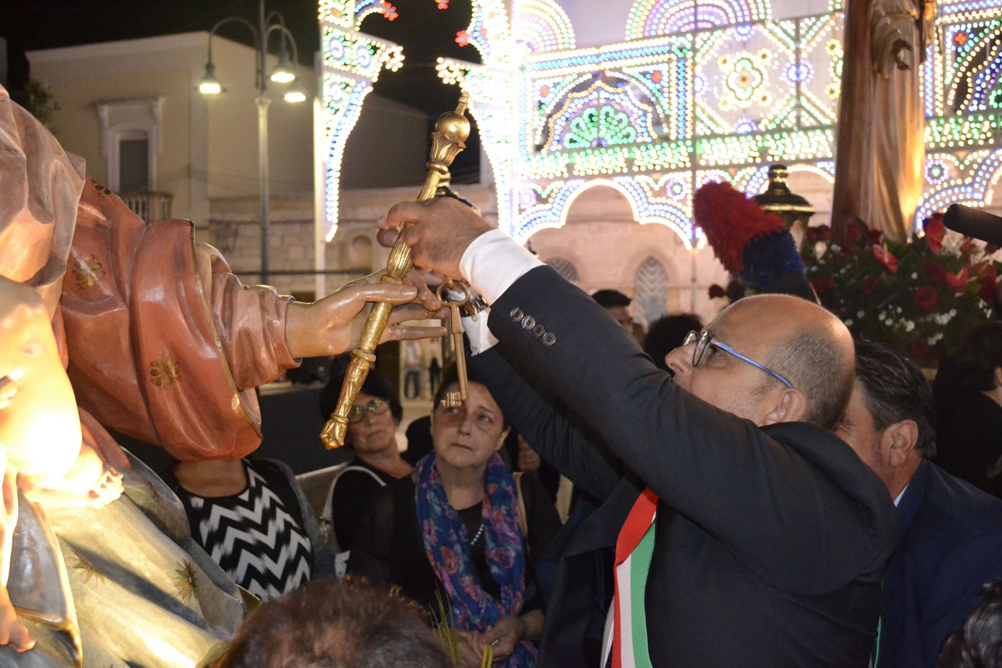Consegna chiave alla Madonna dal Sindaco (2019)