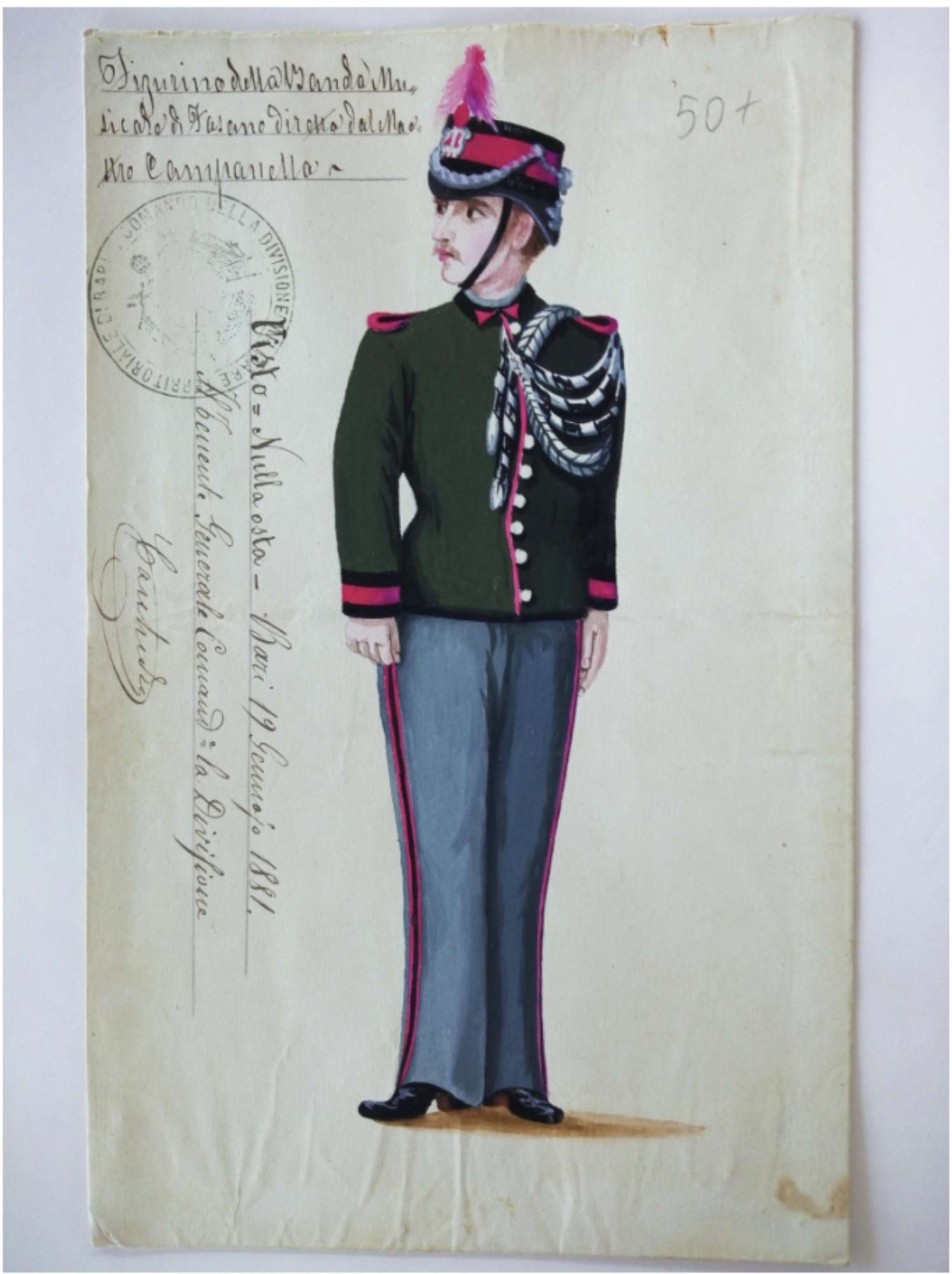1881 - Divisa della banda