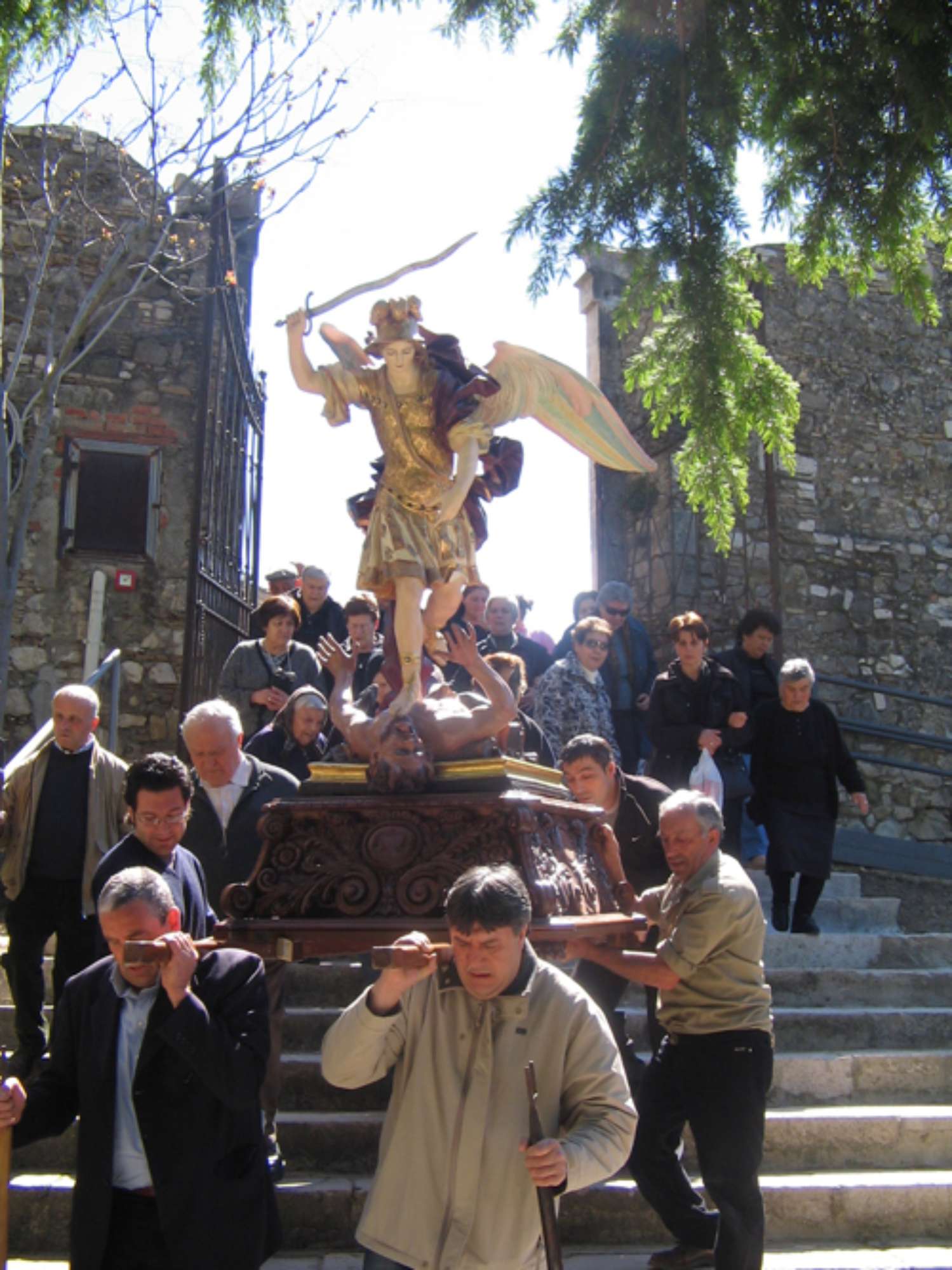 Traslazione del Santo in grotta