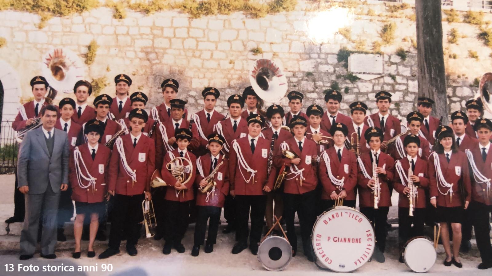 Anni 90 - Paolo  Giannone Concerto Bandistico di Ischitella - Foto storica