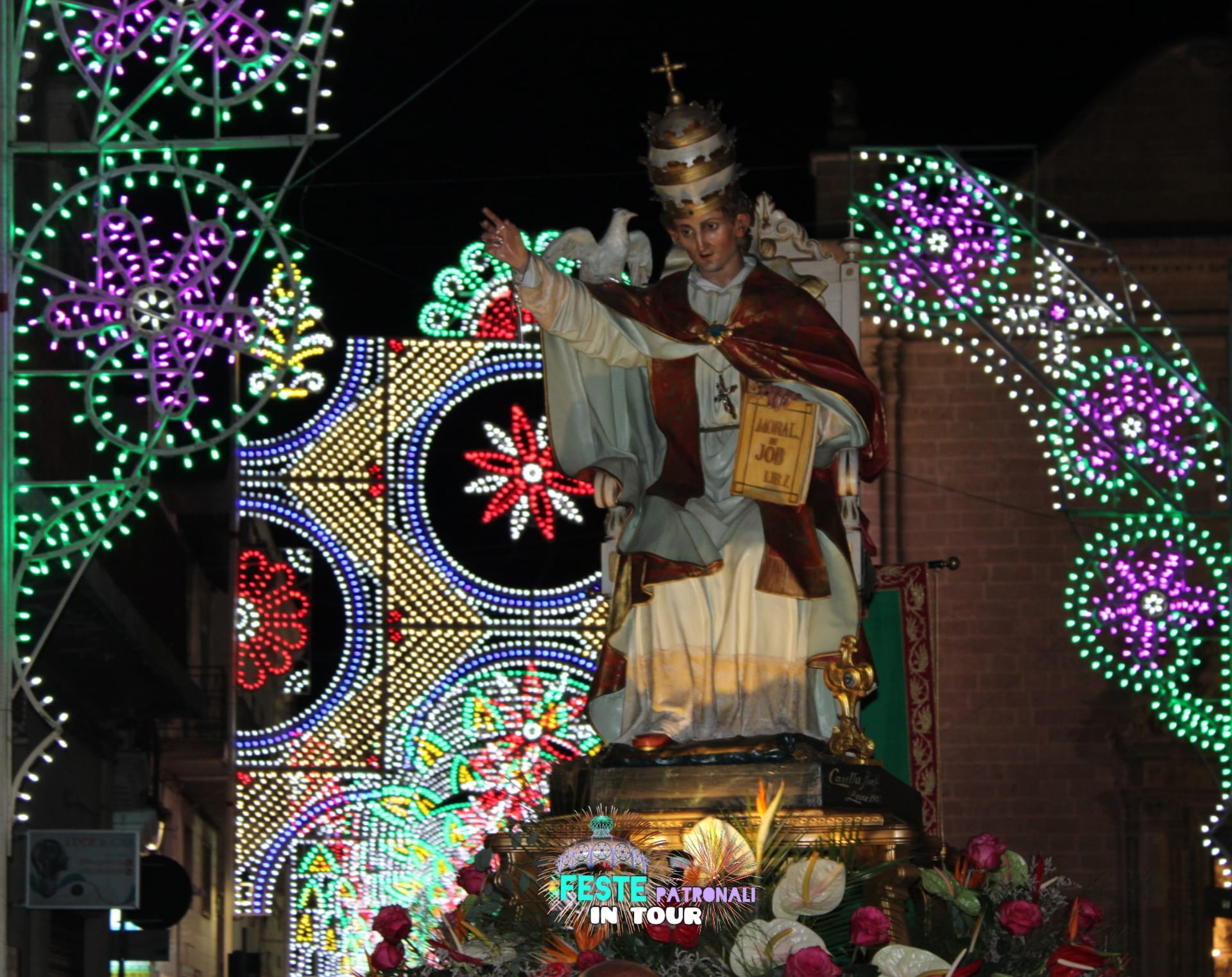 Festa Patronale di San Gregorio Magno a Manduria. Benedizione per le vie della città.